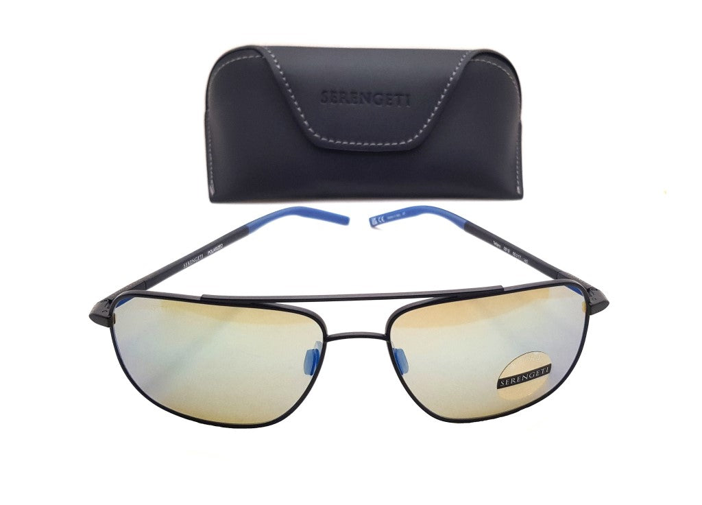 SERENGETI TELLARO - Matte Black Mineral Polarized 555nm (8819)